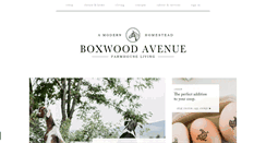 Desktop Screenshot of boxwoodavenue.com